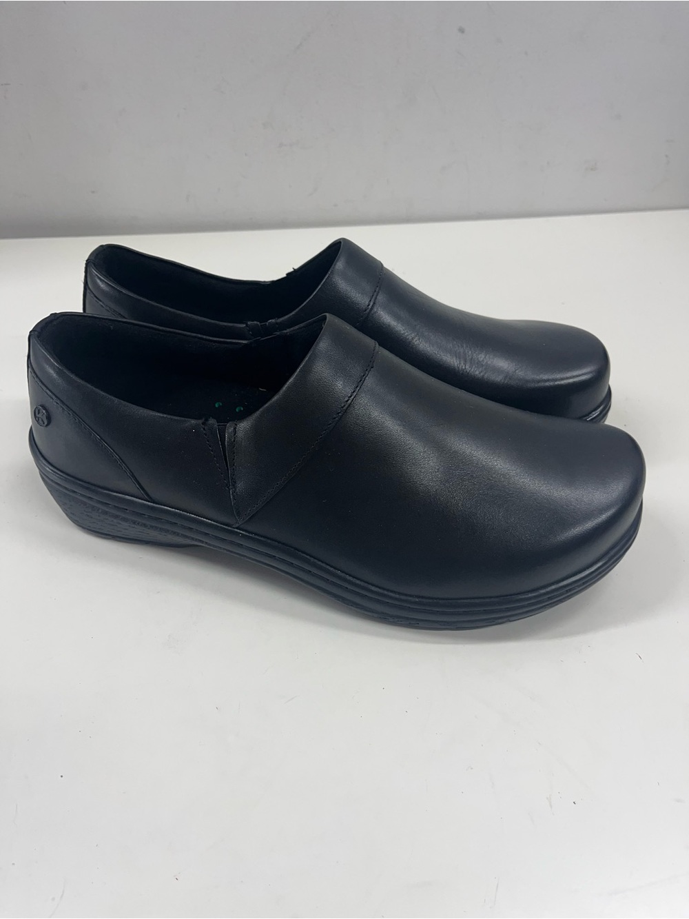 New Klogs Womens Mission Black Leather Shoes Size 10.5 Wide